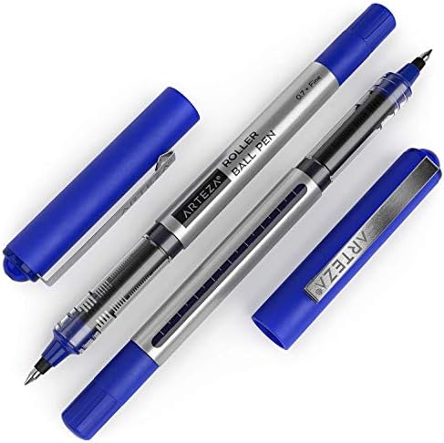 Arteza Rollerball olovke, paket od 20, 0,7 mm plavi časopis za poklon časopis, 6 x 8 inča, uredski materijal za pisanje, uzimanje bilješki i skiciranje