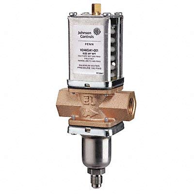 Johnson kontrolira V246nd1-001c Penn V246 seriju dvosmjerni ventil za regulaciju vode, Sjevernoamerički