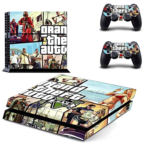 Za PS4 normalne igre Grand GTA Theft i auto PS4 ili PS5 skin naljepnica za PlayStation 4 ili 5 konzolu i