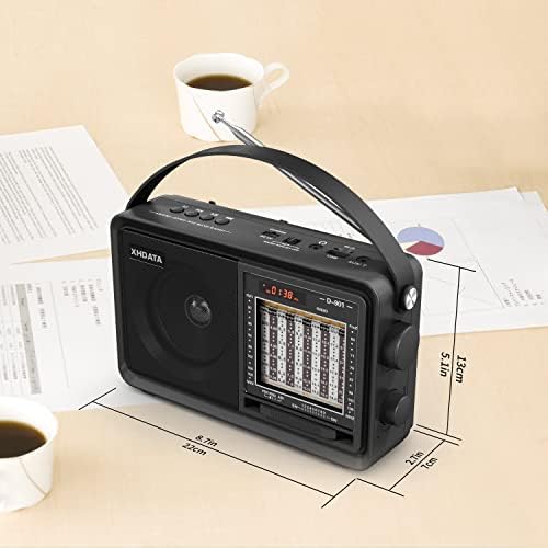 XHDATA d-901 Kratkotalasni Radio AM / FM / SW analogni DSP Radio tranzistor Radio sa dobrim prijemom na