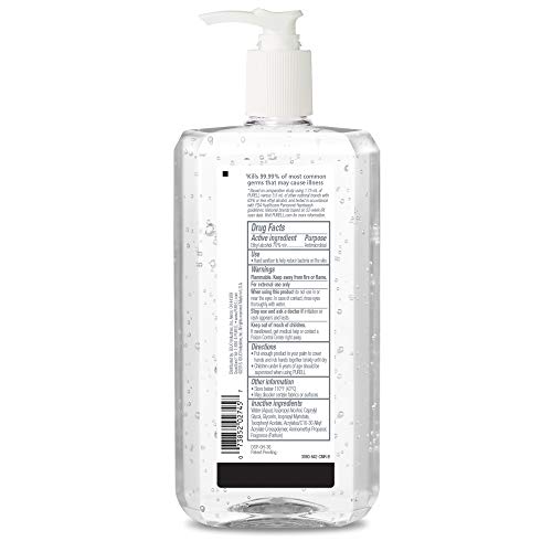 Osvježavajući gel Purell Advanced Hand Sanitizer, čist miris, 1 litarska boca pumpe - 3080-04-CMR