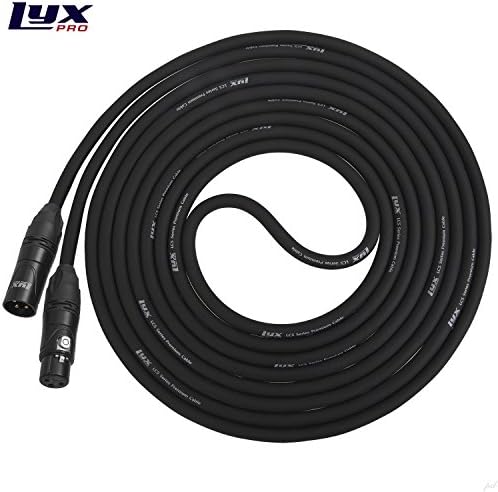 LyxPro paket kablova LCS Premium Serija 7-Pack Multi Color 15 ft XLR mikrofonski kablovi za profesionalne