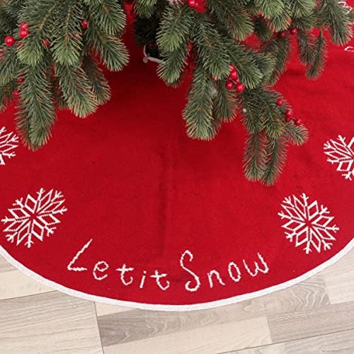 Abaodam 1 kom je pod snježnoflake dekor Početna suknje Favoriti božićno drvce x Modni ukrasi Mats Inchs