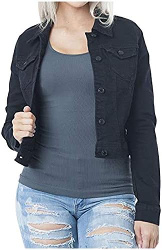 Pad dukserica tinejdžerke plus veličina Jednostavni pab s dugim rukavima fit pulover jean solid comfort