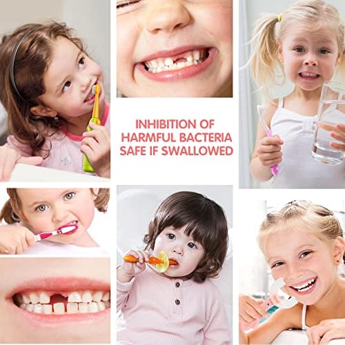 Moulis pjena djeca za zube, mališani s niskim fluoridom s prirodnom formulom za smanjenje plaketa, dječje