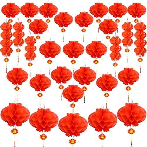 Mauts-Inus 31 kom Crveni kineski lampioni, kineska nova godina, proljetni festival, festival festivala festivala