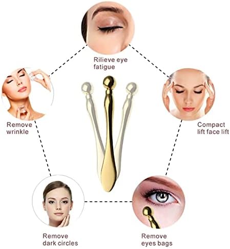 QISUO esencijalna masaža ulja metala metalni krem ​​za oči uvoz palica za kremu za lice Scoop Beauty Tool