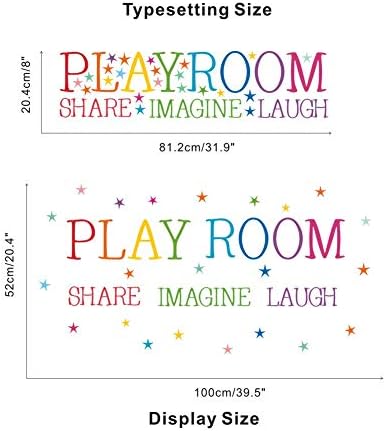 Playroom Podijeli zamislite zidnu naljepnicu za smijeh, zidne naljepnice s inspirativnim citatom,naljepnice