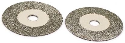 X-DREE 18mm dijamantski brusni točak rezni disk 2kom za stakleni žad (Disco de corte de muela de diamante