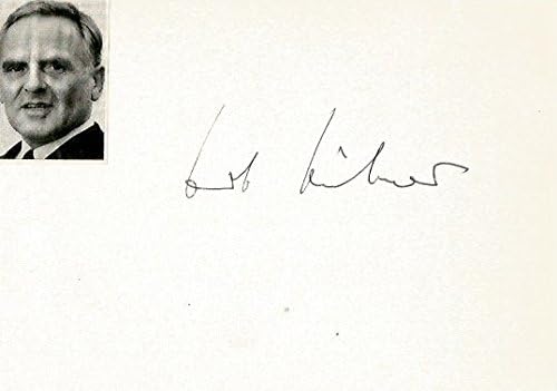 Kurt Hübner njemački glumac i pozorišni direktor, potpisana kartica