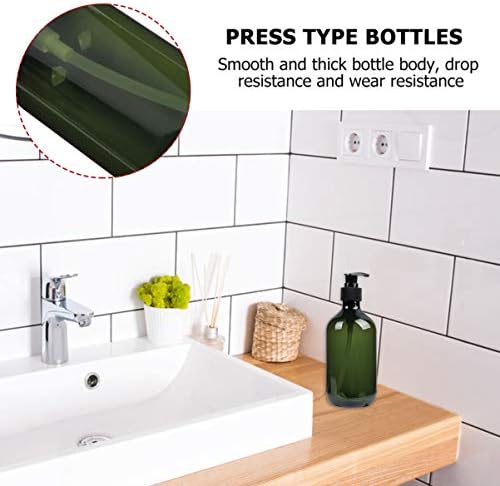 Zerodeko Travel Shampoo boce Travel Losion 4pcs Prazne plastične pumpe Boce Dispenser Repucable Contears