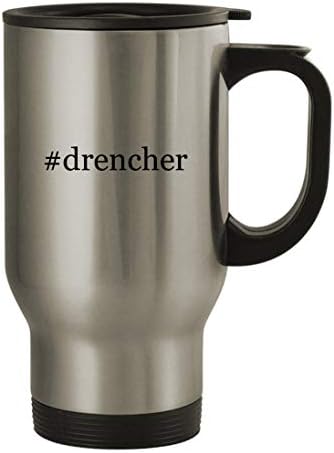 Knick klackant pokloni #drencher - 14oz putna krigla od nehrđajućeg čelika, srebrna