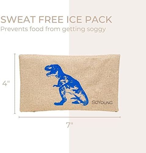 Soyoung pakovanja leda za višekratnu upotrebu za torbe za ručak, dugotrajno pakovanje zamrzivača za kutiju
