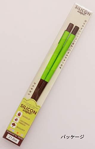 Štapići Silikonski lakirani drveni zeleni 8,3 inča