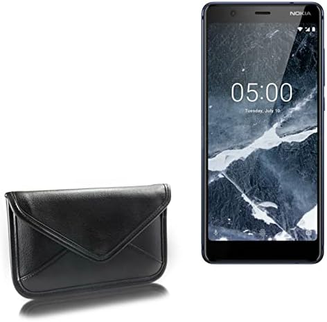 Boxwave Case kompatibilan sa Nokia 5.1 - Elite kožnom messenger torbicom, dizajn kože od sintetičke kože