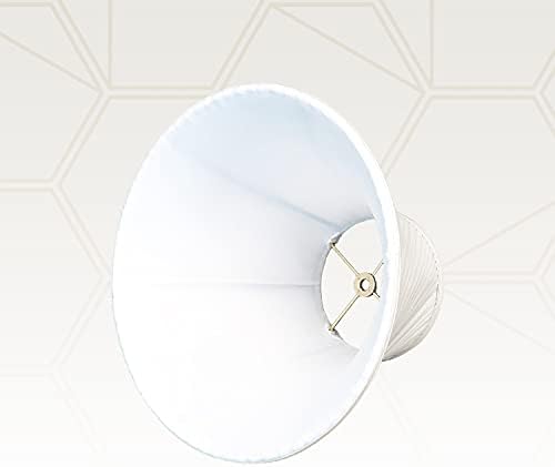 Kraljevski dizajni Twisted Pleat Basic Lamp hlad, bijela, 7 x 16 x 12