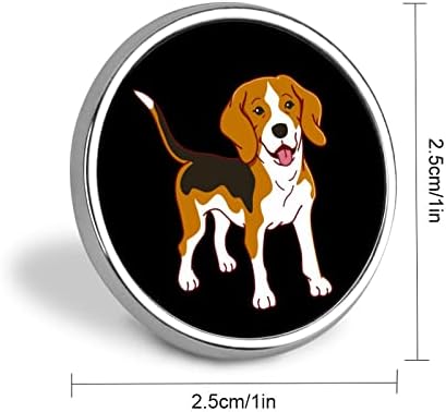 Prideful beagle gumb igle za ruksak okrugli badge igle slatke igle za zabave za ukrase za zabave