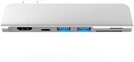 SDFGH USB 3.1 Tip-C Hub na HDMI Adapter 4K Thunderbolt 3 USB C Hub sa Hub 3.0 TF SD čitač PD