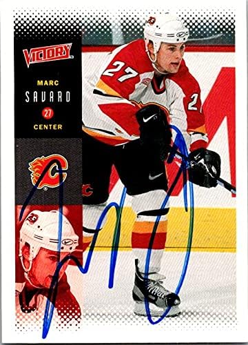 Autograpsko skladištenje 654048 Marc Savard autogradna hokejaška kartica - Calgary Flames, FT - 2000 Vikaka