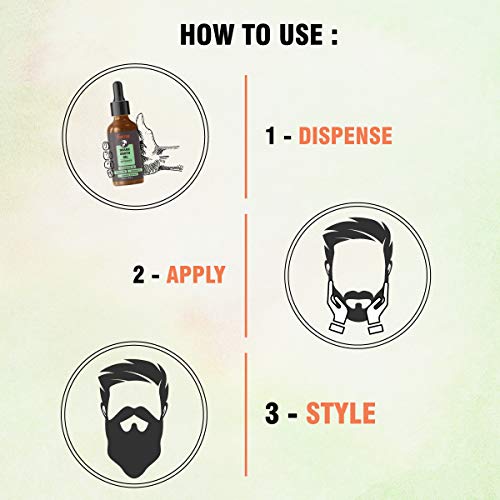 Fantraa ulje za rast brade Napredno za muškarce, više rasta brade sa Piskavicom, ulje luka i vitamina D,