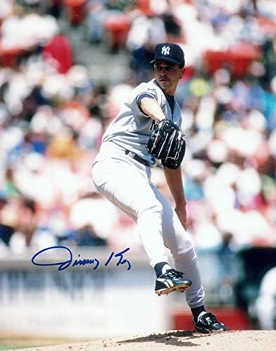 Jimmy Key Ny Yankees potpisao je 8x10 bejzbol fotografija - autogramirane MLB fotografije
