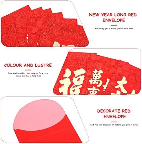 KESYOO 30kom delikatna kineska tema Nova Godina crvene koverte jedinstveni crveni paketi 2416 Spring Festival