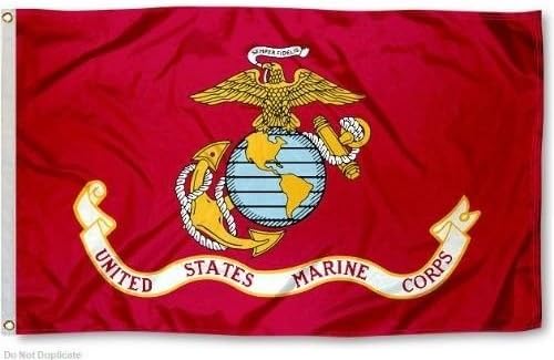 3x5 Usmc Marine Corps Marines Ega 2 strana 2-slojna poliesterska Zastava poklon paket