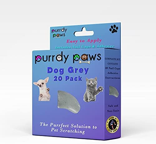 Purrdy Paws meke kape za nokte za pseće kandže čelik siva velika