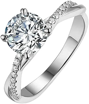 Muški gotički Punk Hip Hop Biker vjenčani prsten prsten SilverGold vještački dijamant 925 veličina ženski