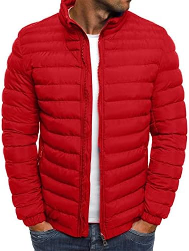 Muški kaput, plus veličine kaputi s dugim rukavima muškarci trendi aktivni zimski zimski vrat zip up jakne