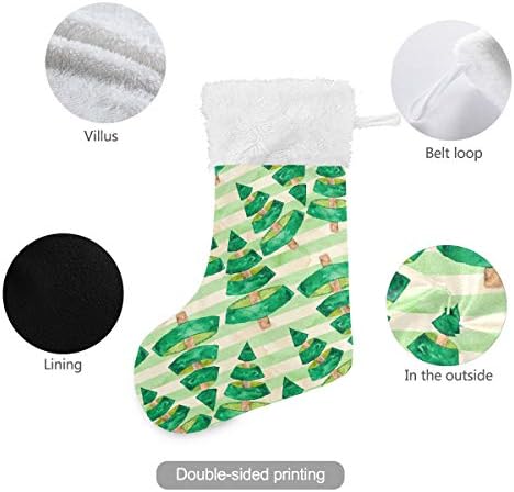 Pimilagu XMA božićne božićne čarape 1 paket 17.7 , viseći čarape za božićnu ukrasu