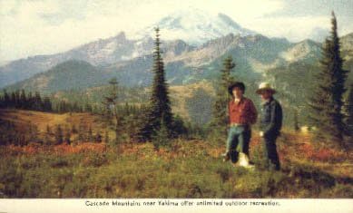 Kaskadne planine, Washington razglednica
