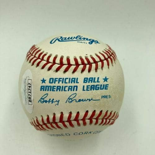 Lijep Ted Williams potpisao je autogramiranu američku ligu bejzbol mint sig jsa coa - autogramirani bejzbol