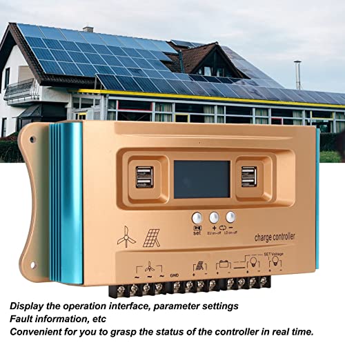 Fafeicy solarni regulator punjenja, 10a 20a 30A MPPT zaštita od prekomjernog punjenja solarni Regulator