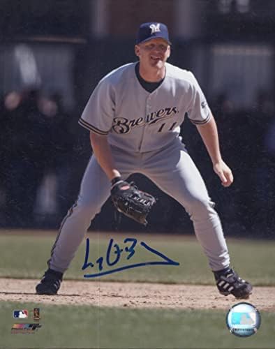 Lyle Superbay Milwaukee pivara potpisali su autogramirani 8x10 fotografija w / coa - autogramirane MLB fotografije