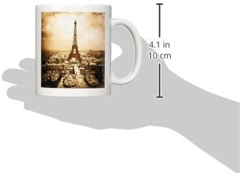 3drose mug_77454_1 the Paris Exposition 1900 Eiffelov toranj Sepia keramička šolja, 11 oz, višebojna