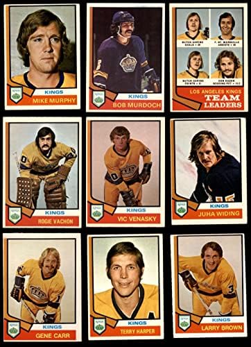 1974-75 O-Pee-Chee Los Angeles Kings u blizini tima za timu Los Angeles Kings - Hokej VG + Kings - Hokej