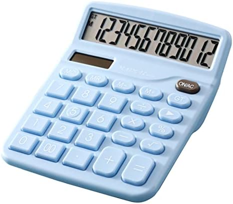Student kalkulator Pogodno računovodstvo Dvostruko električni ručni kalkulator plavi