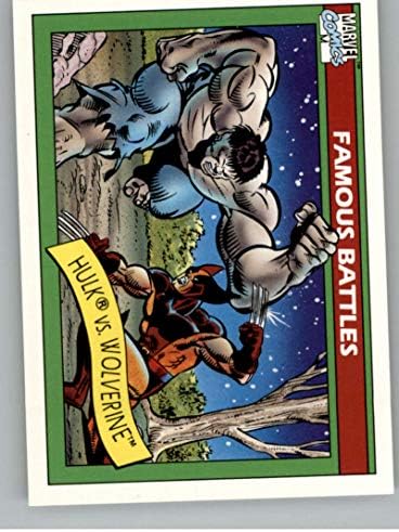 1990 Impel Marvel Universe 113 The Hulk vs. Wolverine ne sportska trgovačka kartica za zabavu u sirovom