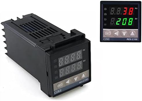 Xjim Digital 220V PID Rex-C100 regulator temperature + max.40a SSR + K Thermoelement PID kontroler set +