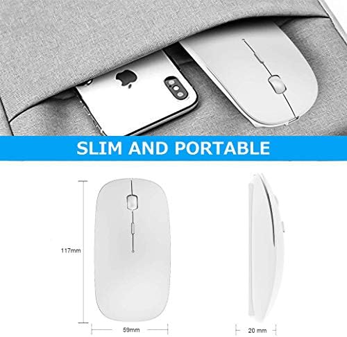 Jedinstveni uzorak optičkih miševa mobilni bežični miš 2.4 G prenosiv za Notebook, PC, Laptop, računar-Corgi