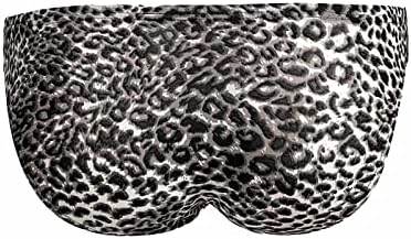Sunaei Muški leopard Ispis seksi kratki moći Niski uspon udobnost Udobne udobnosti FIT kratka donje rublje