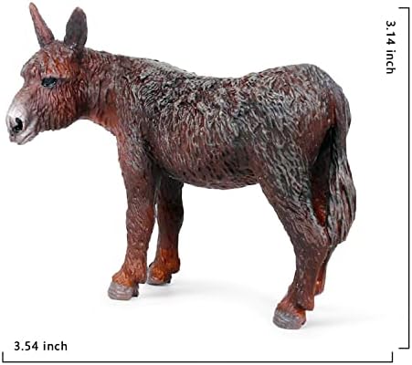 Aydinids minijaturna figurica magarca simulirana makeys porodična figurica realistična farma životinjska