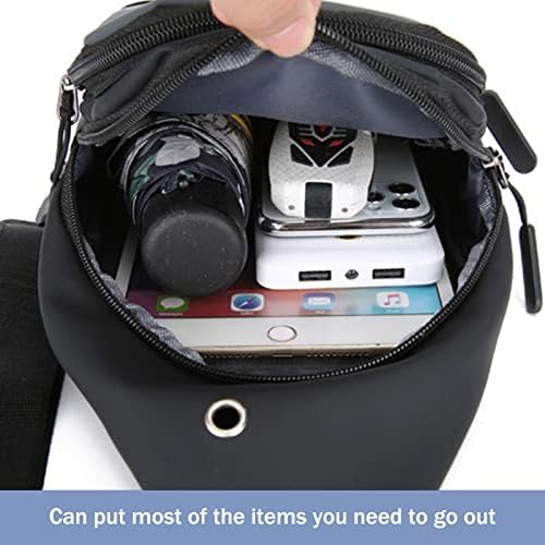 Crossbody torba za remenje, vodootporna torba za ruksak sa USB priključkom za punjenje, višenamjenski putni
