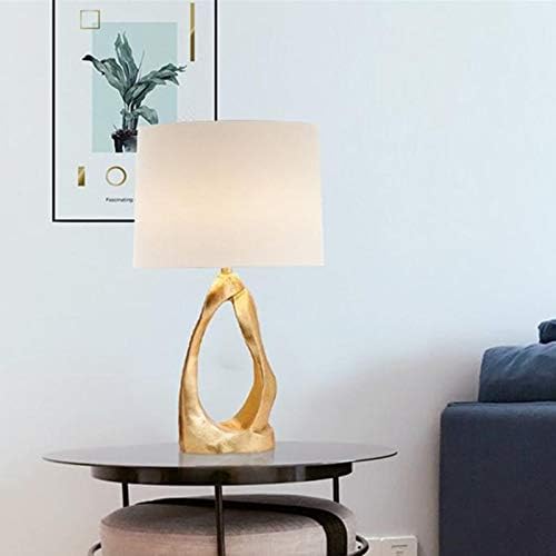 ATAAY stolna svjetiljka, lampica za čitanje stolne lampe Moderna umjetnost Zlatna smola isklesana noćna