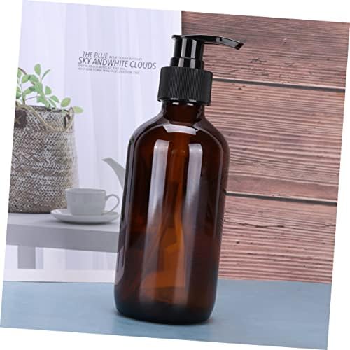 Alipis 2pcs losione ulje okrugli stakleni spremnici s ručnim tekućim šamponom apotekarskog spreja za kućne