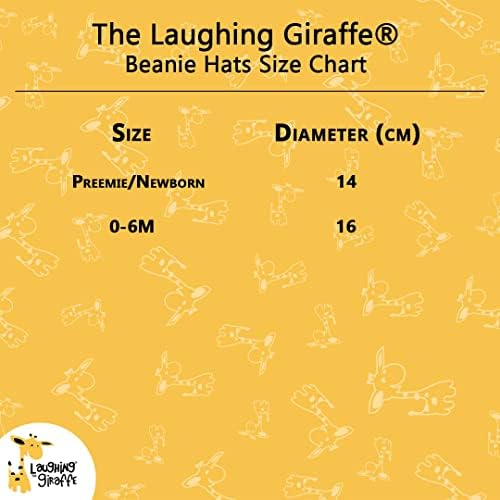 Smijući se žirafa prazno dijete zadijeljeno beskinom šeširom 0-6 mjeseci