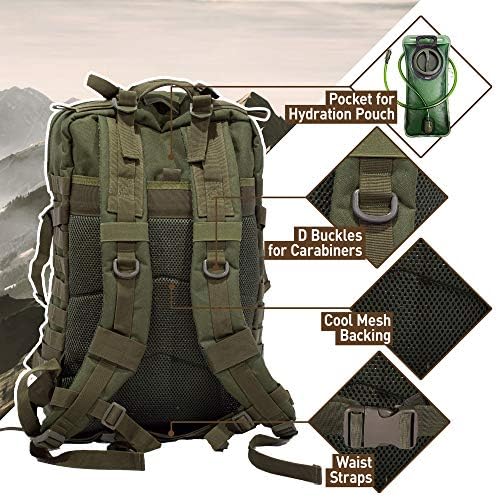 SIRIUS Survival 50l Expedicionary Tactical Backpad - velika molla torba