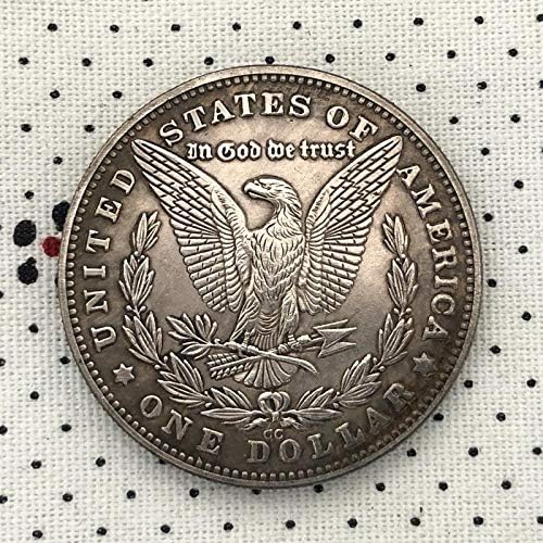 1885. američki morgan lutajući novčići komemorativni kovalibilni poklon za novčiće Lucky Challenge novčić