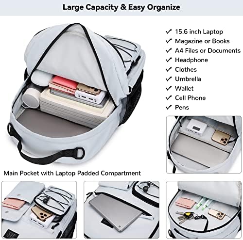 Lohol Travel Backpack sa 15,6 inčnim računarskom pretinkom, vodootporan modni paket za muškarce